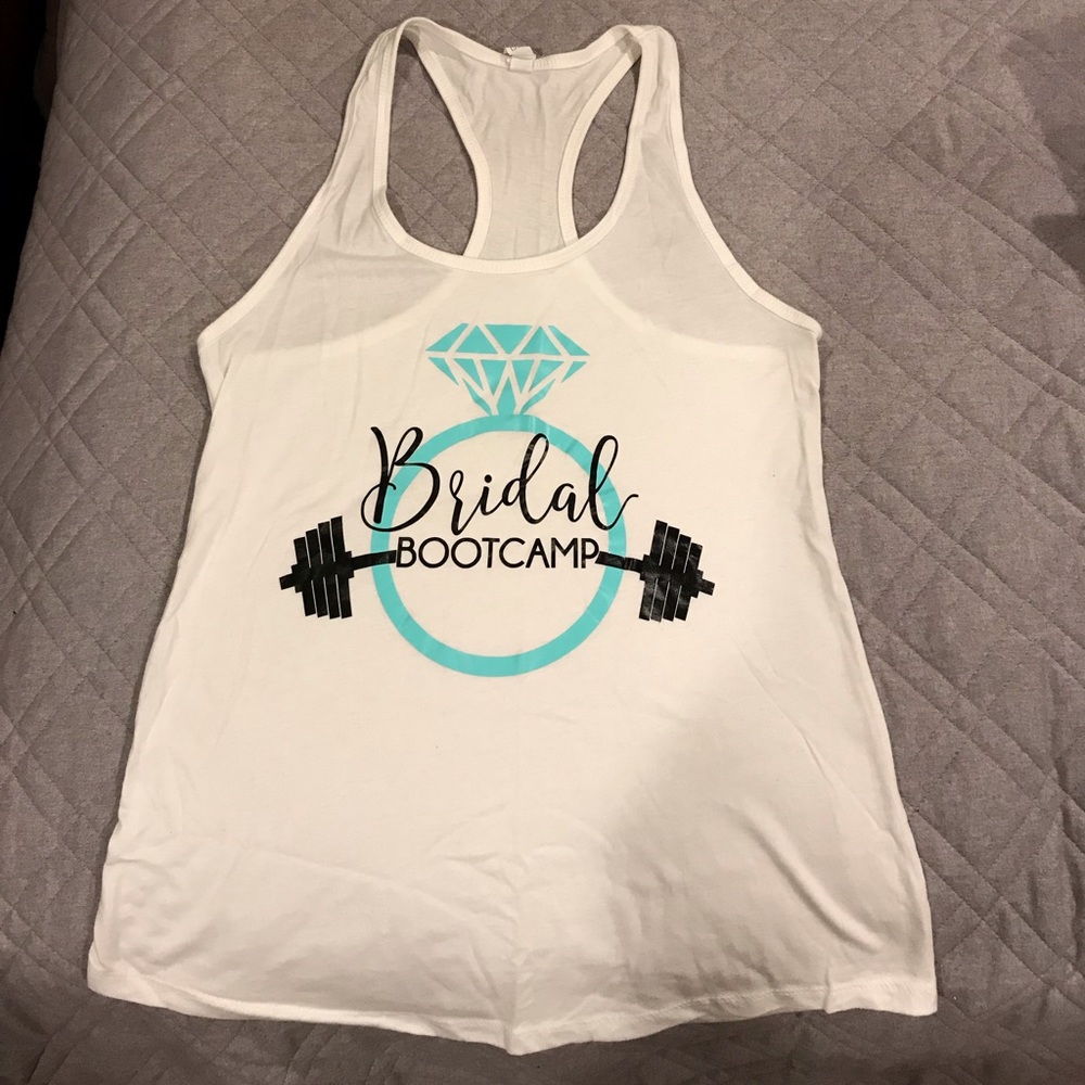 Bridal bootcamp tank